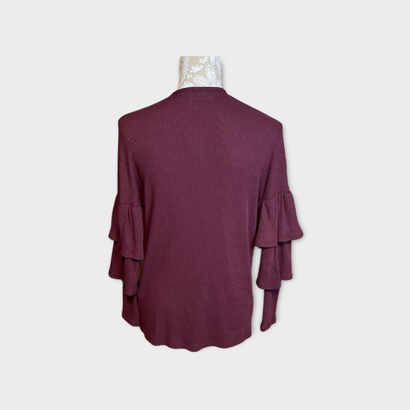 Women’s plum cardigan by Everly in size small. - Picture 2 of 5